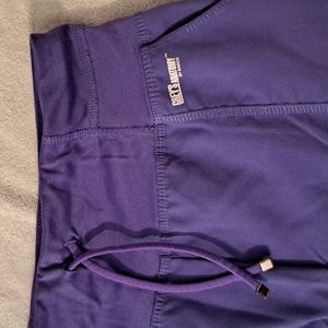 Grey's Anatomy Women's 4-Pocket Knit Waist Drawstring Scrub Pants XXS Petite